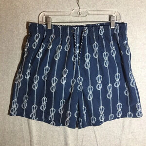 Mens Seastate Swim Trunks Shorts Nautical Blue Rope Summer Spring Swimming